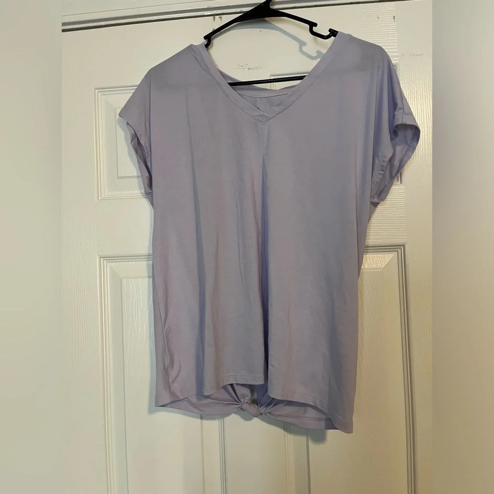 All in Motion Boxy Top with Tie Back - Picture 8 of 8